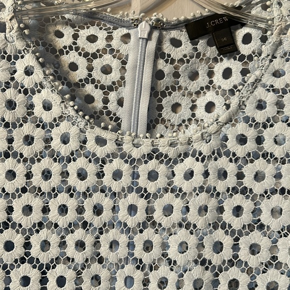 J Crew Long Sleeve Lace Top. - Picture 2 of 7